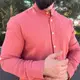 Рубашка мужская из муслина 32759 3XL коралловая