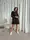 Платье AO001 Черное Oversize XL-3XL