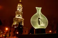 Змінна пластина для 3D-світильників "Птах у клітці" 3DTOYSLAMP