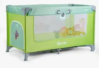 Кровать-манеж Toti, вход на молнии, прямоугольный. Green (152650)