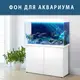 Флора морская наклейка в аквариум 40х65 см.
