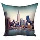 Подушка c принтом габардиновая New York 50x50 (5P_OS205)