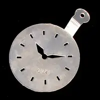 Трафарет для кофе Часы C-04 7,4 см
