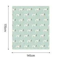 Коврик для пикника Naturehike 145*170 CNK2350WS010, зеленый с собаками