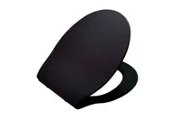 Сидіння — кришка для унітаза KLECHNIOWSKA BLACK Soft Close дюропласт