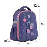 Набір Kite рюкзак + пенал + сумка для взуття SET_K24-555S-3 Pixel Love