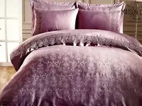 Постільна білизна Maison d'or Mirabella Dantela Lillac Жаккард сатин