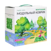 Ортопедический массажный коврик ОРТОДОН Мох с пищалками Праймед