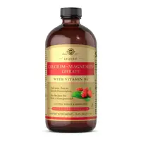 Витамины и минералы Solgar Calcium Magnesium Citrate with Vitamin D3 Liquid, 473 мл Клубника