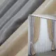 Комбинированные (2шт.1,5х2,7м.) шторы из ткани софт. Цвет серый с песочным. Код 014дк (157-143ш) 10-725
