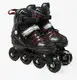 Роликовые коньки Best Roller 09-98 L колеса PU светятся (размер 39-43). Black (193052)