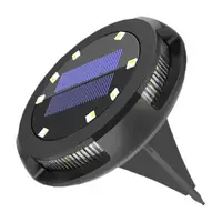 Уличный светильник Disk lights A19 8 led Белый свет для двора