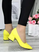 Туфлі лодочки жовті Laura 7327-28
