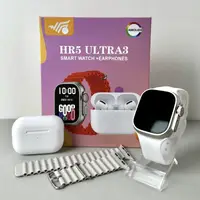 Комплект HR5 Ultra 3 - Watch Ultra / Air Pro 2 /2 ремешка (Белый)