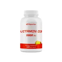 Витамины и минералы Sporter Vitamin D3 5000 IU, 120 капсул