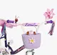 Детский двухколесный велосипед 18" дюймов Corso Emily ML-035 стальная рама 1 скорость. Violet and White (188191)