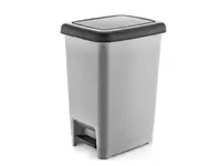 Бак для мусора с педалью Ucsan Plastik Slim 1042-Grey 15 л серый