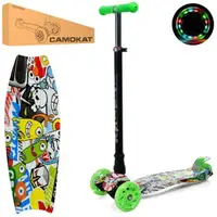 Самокат I-Trike Maxi JR3-055-3-WP8 78-87 см салатовый