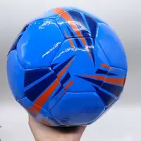Уцінка. МʼЯЧ ФУТБОЛ №5, PVC 320 ГРАМ, БЛАКИТНИЙ  Здувається