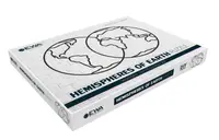 Пазл интерьерный деревянный на стену HEMISPHERES OF EARTH 110x68x0,7см 91эл Полушария Земли EWA