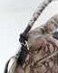 Сумка женская кожаная «Нанни» бежевая рептилия