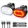 Велофонарь ZH-078 2LED + STOP-14SMD (red) с аккумулятором