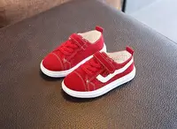 Кеди дитячі Fashion PU-замша червоні, розмір 21