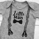 Боді з принтом Little Man з коротким рукавом