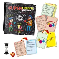 Настольная игра для взрослых и детей "SUPER Эрудит Викторина Дети против взрослых" MKK0601