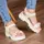 Женские босоножки Fashion Udo 2984 41 размер 26 см Бежевый