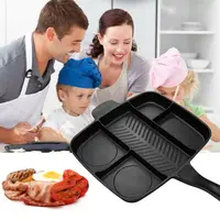Сковорода Універсальна Антипригарна Гриль на 5 секцій Magic Pan