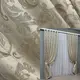 Комплект (2шт. 1,45х2,7м.) жаккардовых штор "Завиток" с люрексом. Айвори. 1651ш 33-0528