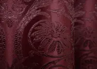 Шторна тканина жаккард. Висота 2,8 м. Колір бордовий. Код 1455ш