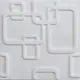 Самоклеющаяся 3D панель прямоугольники 300x300мм 1001