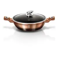 Сотейник з кришкою Berlinger Haus Rosegold Noir Line BH-1893 28 см