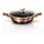 Сотейник з кришкою Berlinger Haus Rosegold Noir Line BH-1893 28 см
