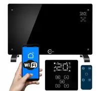 Конвекторний обігрівач 2в1 Carruzzo 2в1 Q20F1 2500W Wi-Fi SMART Black / Конвектор електричний для дому
