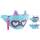 Сумка-бананка Kite Sunny Cat K24-2577-1 27x15x6.5 см голубая