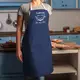 Фартук "Cooking for my cat", Синий, английский