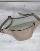 Сумка бананка женская Tery бежевая