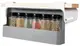 Подвесной органайзер для специй Under-shelf Spice Rack Набор баночек – спецовниц, 6 шт.