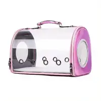 Сумка - переноска для котів та собак гризунів 33х24х26 CosmoPet CP-26 Pink (S)