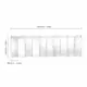 Екран вітрозахисний для пальника Starcamp 240*840 HX-WD02 silver