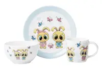Набор детской посуды Ardesto Bunnies AR-3456-BS 3 предмета