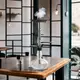 Кальян на 1 персону для курения, металлический кальян Garden 6403-9 V2.0 - Silver (большие серые круги)