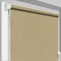 Рулонная штора ТМ "DecoSharm" Лазур 2063 открытого типа Светло-коричневый 2200 х 1700 мм