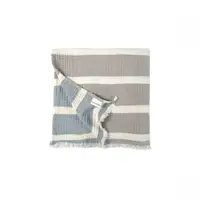 Рушник Lotus Home - Milana muslin beige-lead blue 45*100