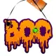 Декор з фетру BOO (ФІОЛЕТОВИЙ+ ПОМАРАНЧЕВИЙ)