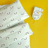 Комплект постельного белья детский в кроватку PAPAELLA панда хлопок натуральный для детей и младенцев