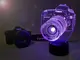 Сменная пластина для 3D светильников "Фотоаппарат" 3DTOYSLAMP
